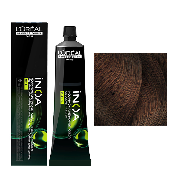 Inoa N° 5.4 ChâtaIn ClaIr Cuivré L'Oréal Professionnel 60ml