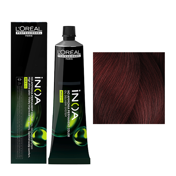 Inoa N° 5.60 ChâtaIn ClaIr Rouge Intense L'Oréal Professionnel 60ml