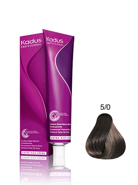 Coloration Permanente Kadus N°5/0 60ml