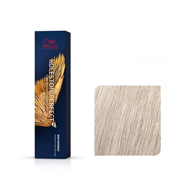 Koleston 10.16 Rich Naturals 60 ml Blond trés trés Clair Cendré Violine