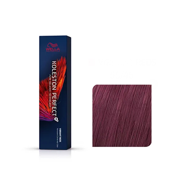 Koleston 55.46 Vibrant Reds 60 ml Châtain Clair Intense Cuivré Violine