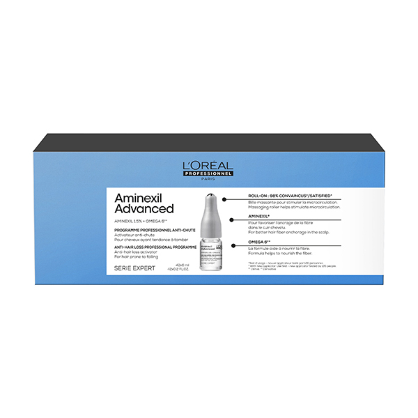 Ampoules Anti-Chute Aminexil Advanced Serie Expert L'Oréal Professionnel 42x6ml