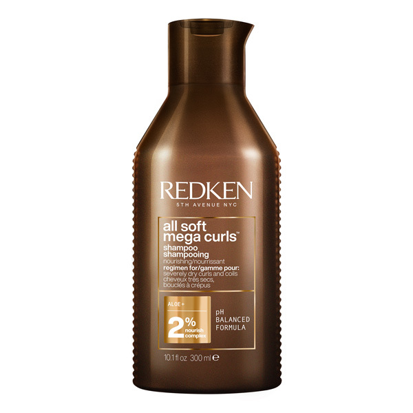 Shampooing Cheveux Bouclés Crépus All Soft Mega Curls Redken 300ml