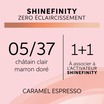 Coloration gloss Shinefinity 05/37 Caramel Expresso 60ml