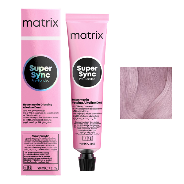 Coloration Ton sur Ton Super Sync N°10V Blond Très Très Clair Violet  Matrix 90ml
