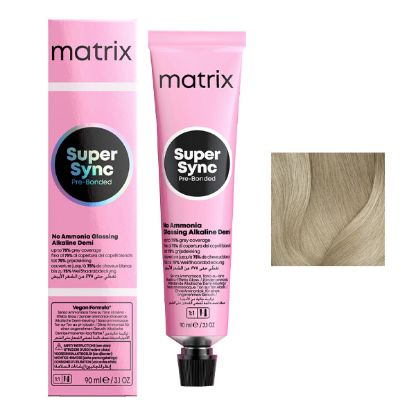 Coloration Ton sur Ton Super Sync N°8A Blond Clair Cendré Matrix 90ml
