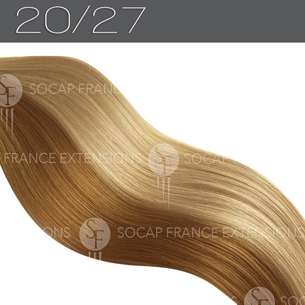 Mèches Cheveux Naturels Premium 20/27 Blond Très Très Clair - Blond Clair MielSo.Cap
