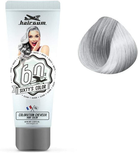 Crème Colorante Sixty's Blanc Hairgum 60ml