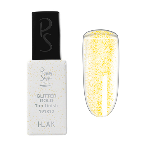 Top Coat Glitter Gold Peggy Sage 11ml