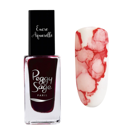 Encre Aquarelle pour Ongles Red Peggy Sage 10ml