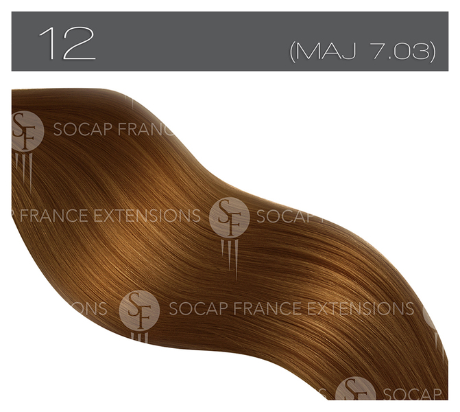 Mèches Cheveux Naturelles Premium N°12SoCap