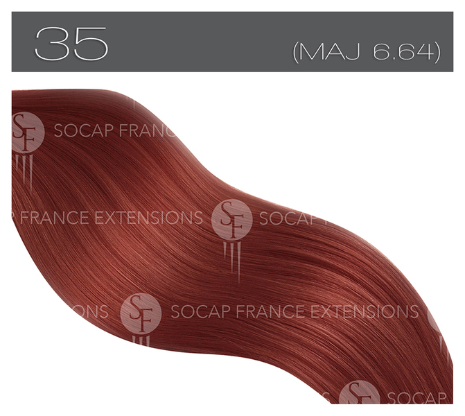 Mèches Cheveux Naturelles Premium N°35SoCap