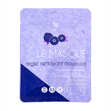 Le Masque Argile Nettoyant Moussant Peggy Sage 3 x 7g