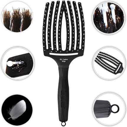 Brosse Finger brush Combo Poils Ioniques