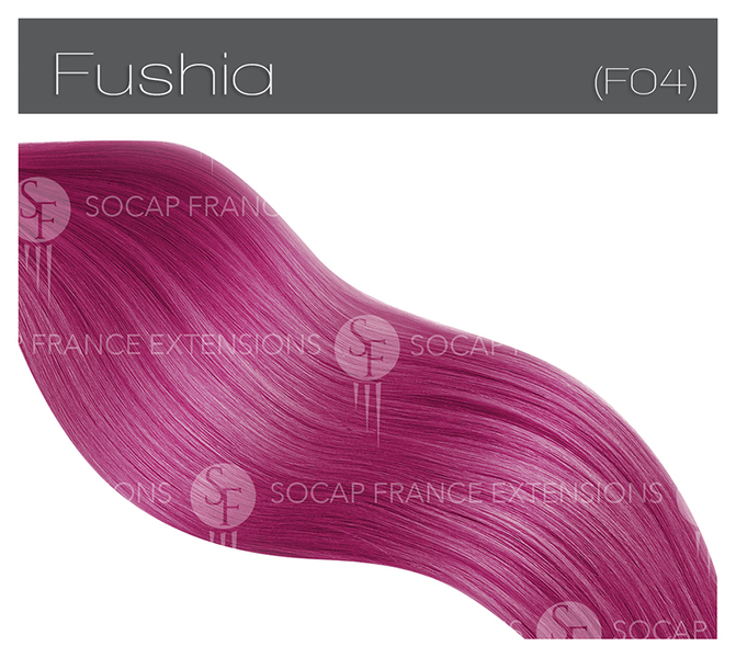 Extensions Adhésives 4 bandes Fuchsia