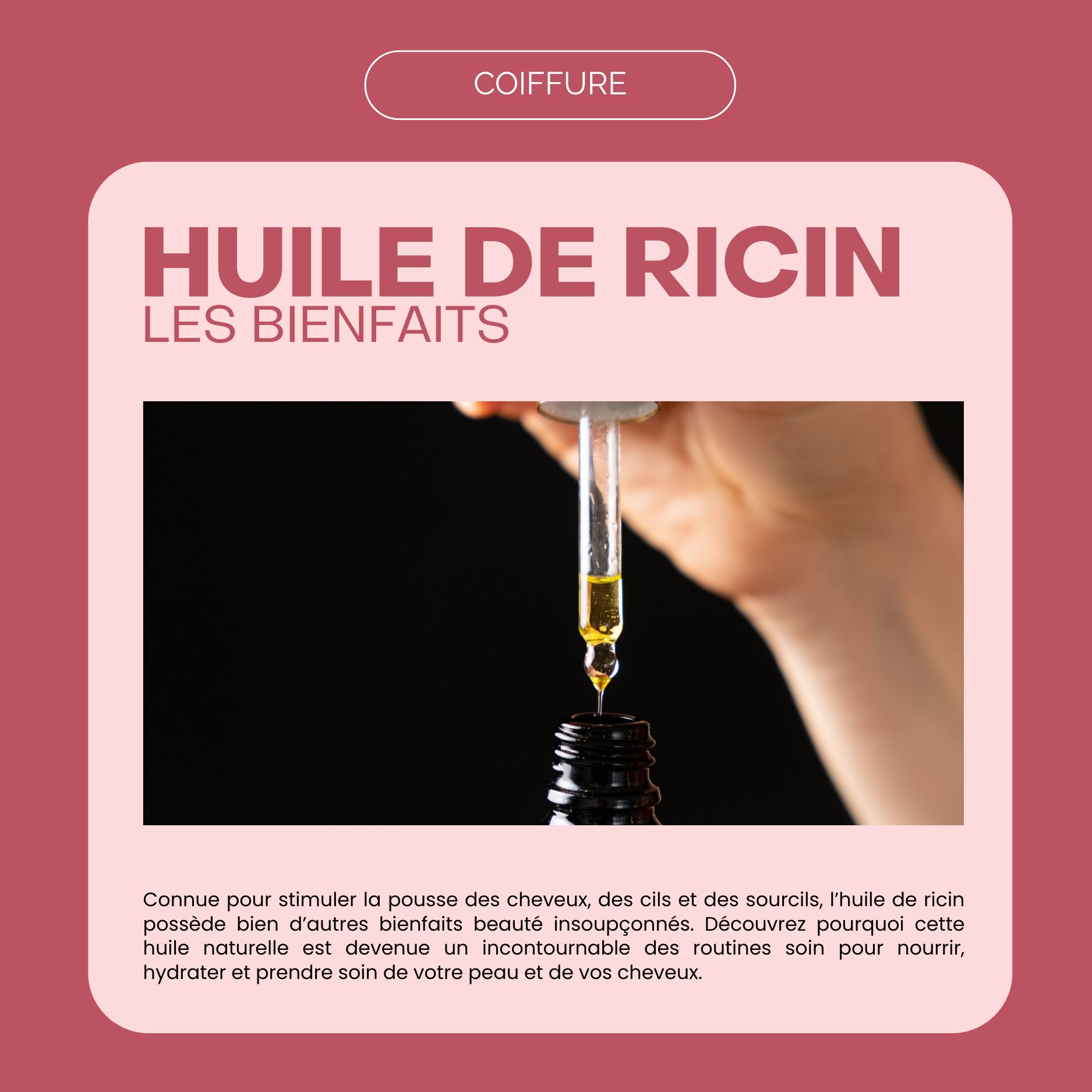 Huile De Ricin : Découvrez Les Bienfaits Improbables De Cette Huile Miracle