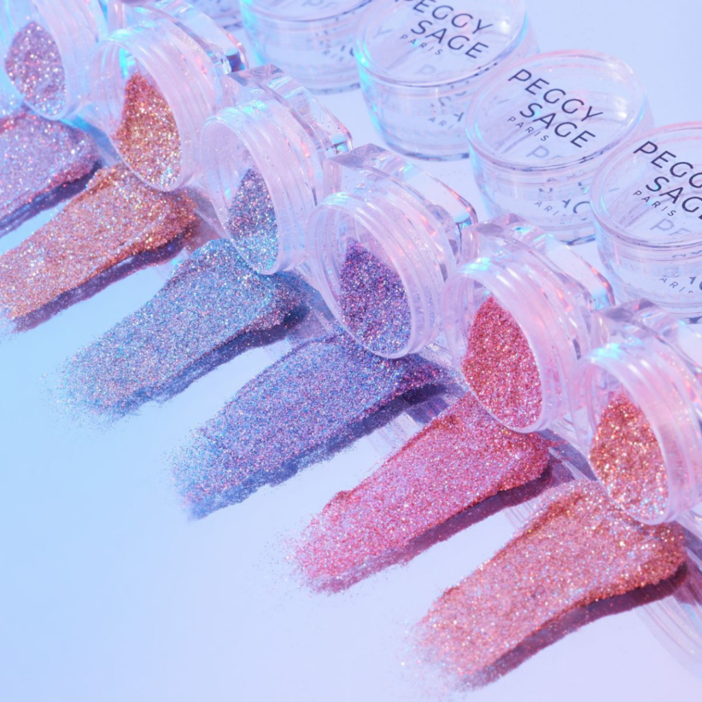 Set paillettes Nail art Christmas sparkle Peggy Sage
