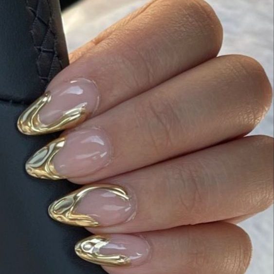 nail art doré