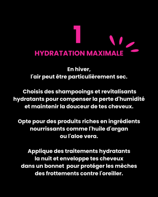 hydratation des cheveux
