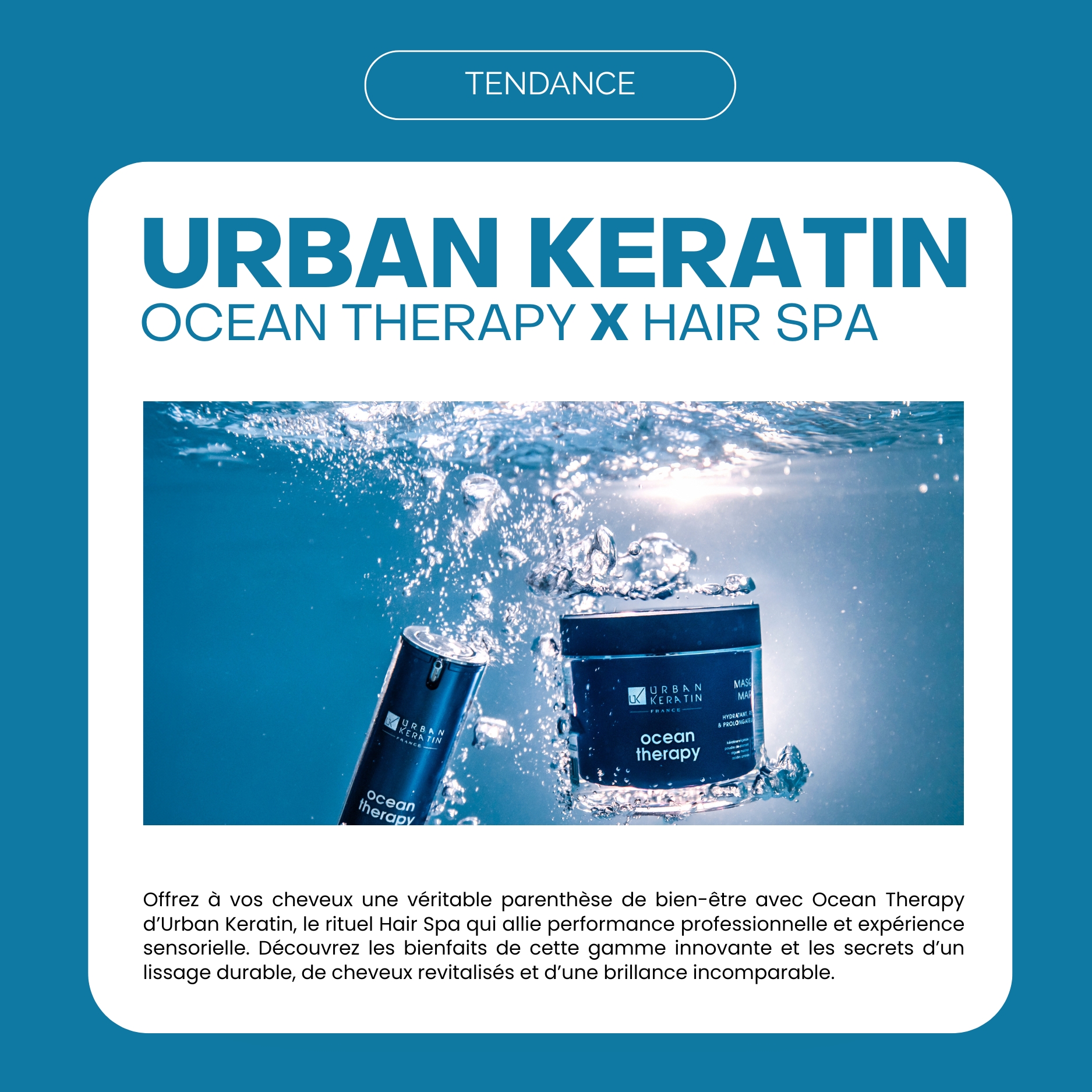 🌊Ocean Therapy X HAIR SPA by Urban Keratin🌊