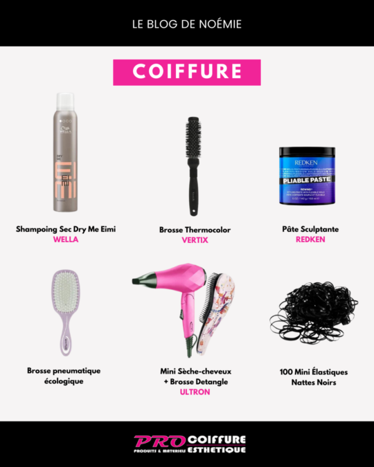 Selection de produits de coiffure pour monter les marches du Festival de Cannes