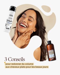 Vos cheveux manquent de volume dès que la chaleur arrive ?

On vous dévoile 3 astuces incontournables pour retrouver du volume durable tout au long de la journée, même par temps chaud ☀️

Des conseils produits soigneusement sélectionnés avec les meilleures références Subtil, L'Oréal Professionnel et Matrix.

👉 Swipez pour découvrir nos recommandations !

Retrouvez tous ces produits en boutique Pro Coiffure Esthétique ou sur notre site 

#cheveux #volumecheveux #conseilcoiffure #cheveuxplats #procoiffureesthetique