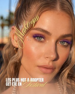 Maquillage festival été 2026 : tendances, idées et inspirations make-up

Teint glowy, eyeliner coloré, bouche floutée, regard métallique, paillettes subtiles et esprit bohème revisité… Les mises en beauté vues à Coachella donnent déjà le ton de l’été.

L’idée ? Ne pas copier un look de scène à l’identique, mais s’en inspirer pour créer un maquillage lumineux, tendance et surtout adapté à sa personnalité.

Que vous soyez team make-up naturel, liner pop ou full glow, il y a forcément un look festival fait pour vous.

Rendez-vous en boutique pour trouver vos indispensables maquillage et composer votre mise en beauté de l’été.

#procoiffureesthetique #festivalete2026 #makeupfestival #beautylook #coachellamakeup