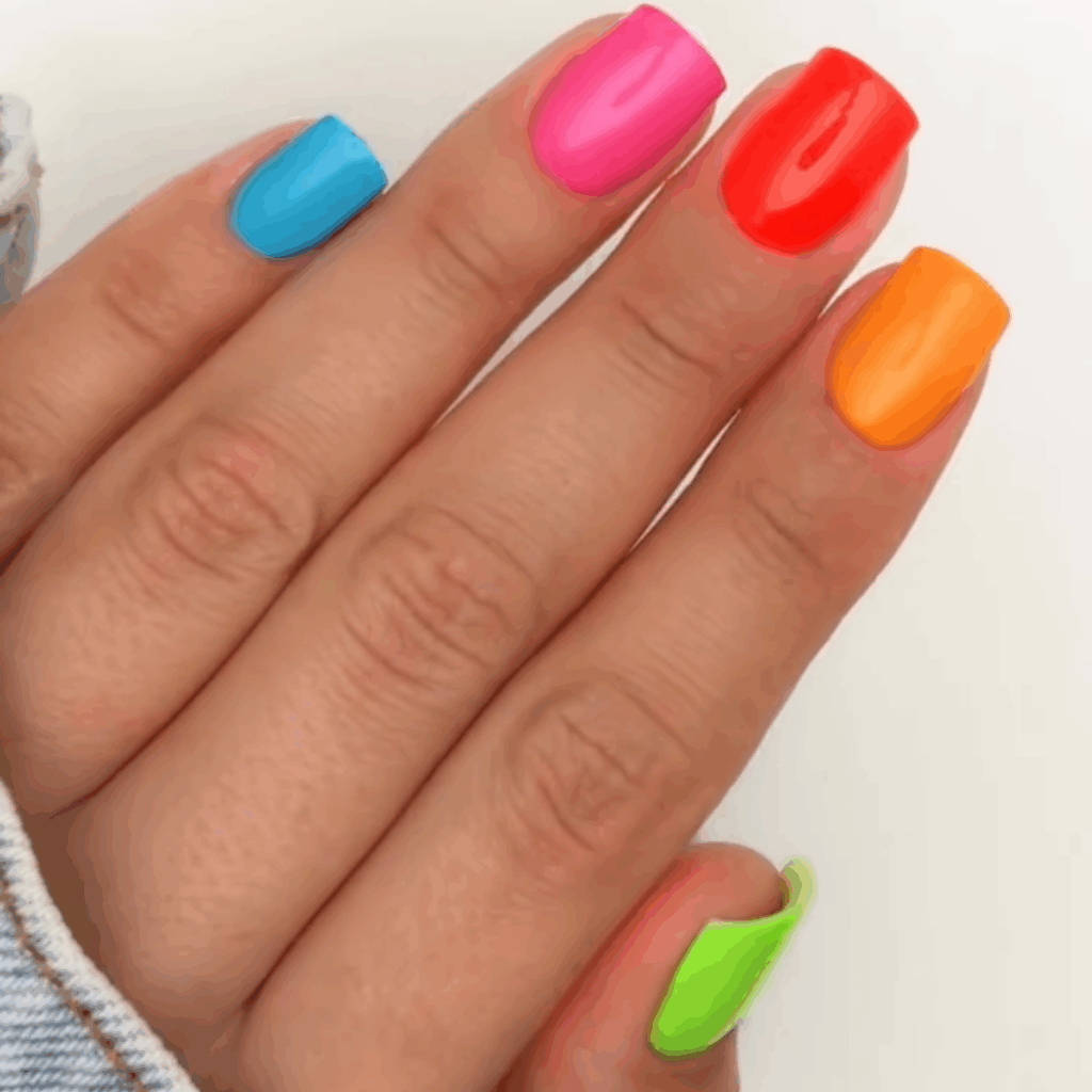 Vernis couleurs néon