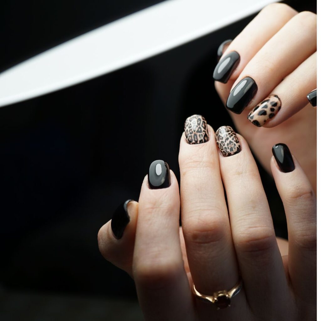 Tendance ongles pour l'automne : motif léopard