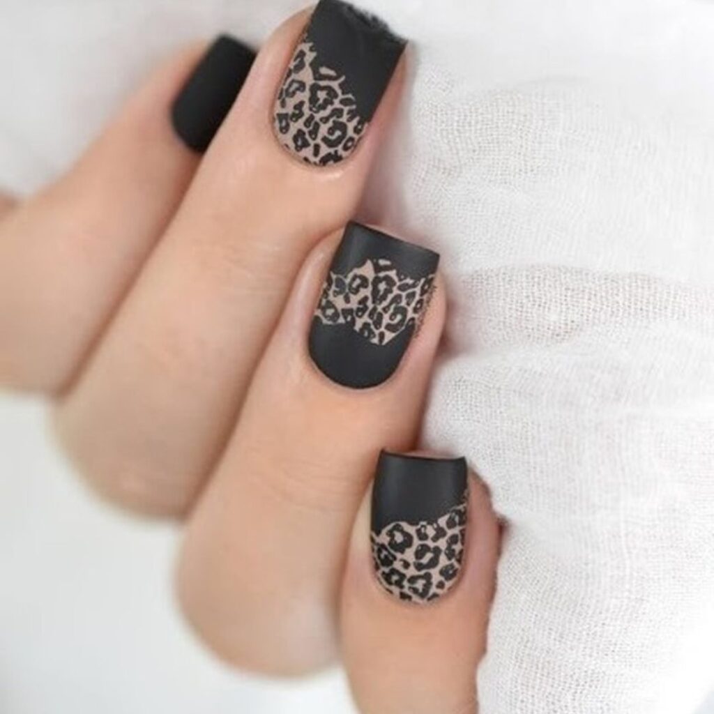Tendance ongle : motif léopard