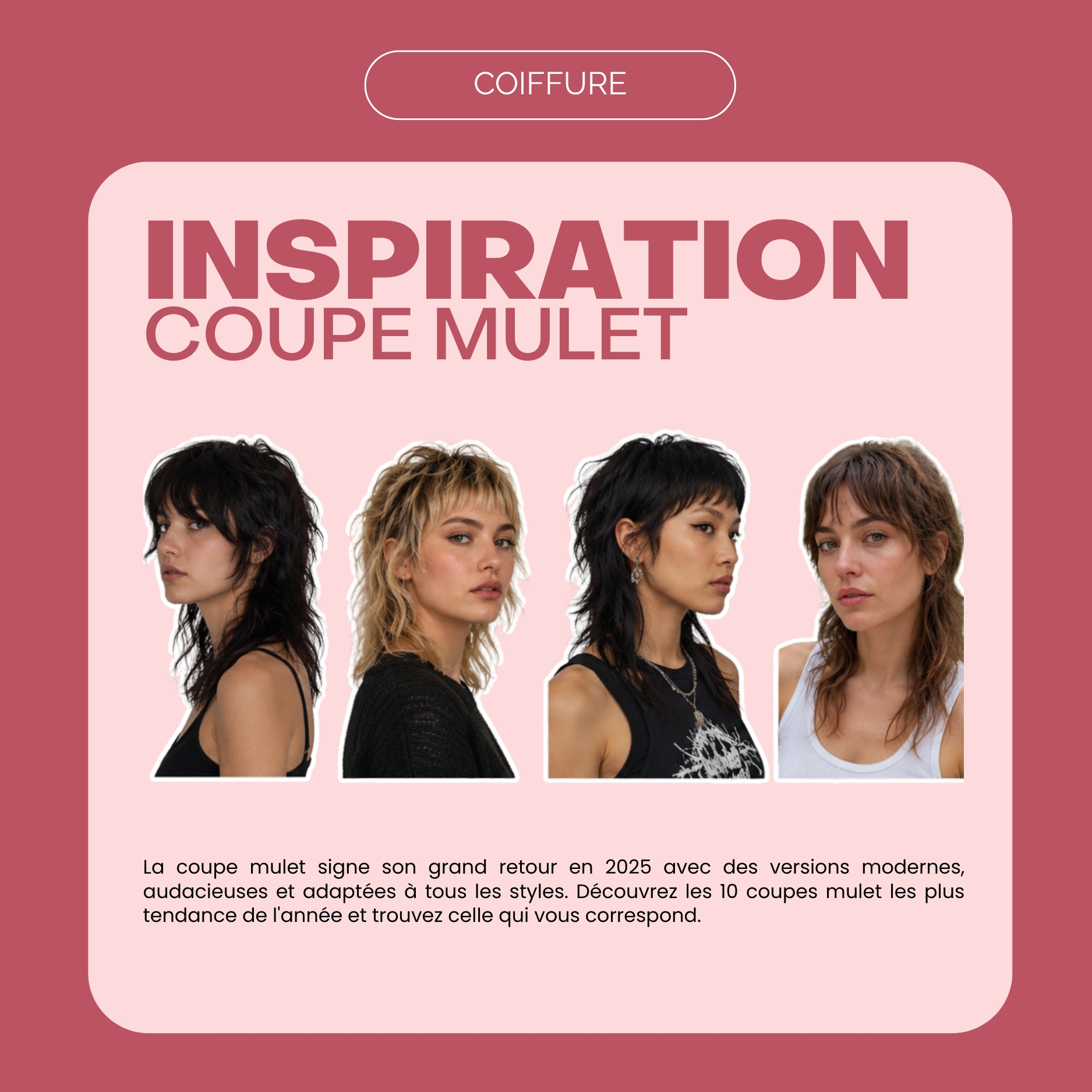 Coupes mulet hommes femmes : 10 styles qui prouvent que le mulet n’est plus une blague