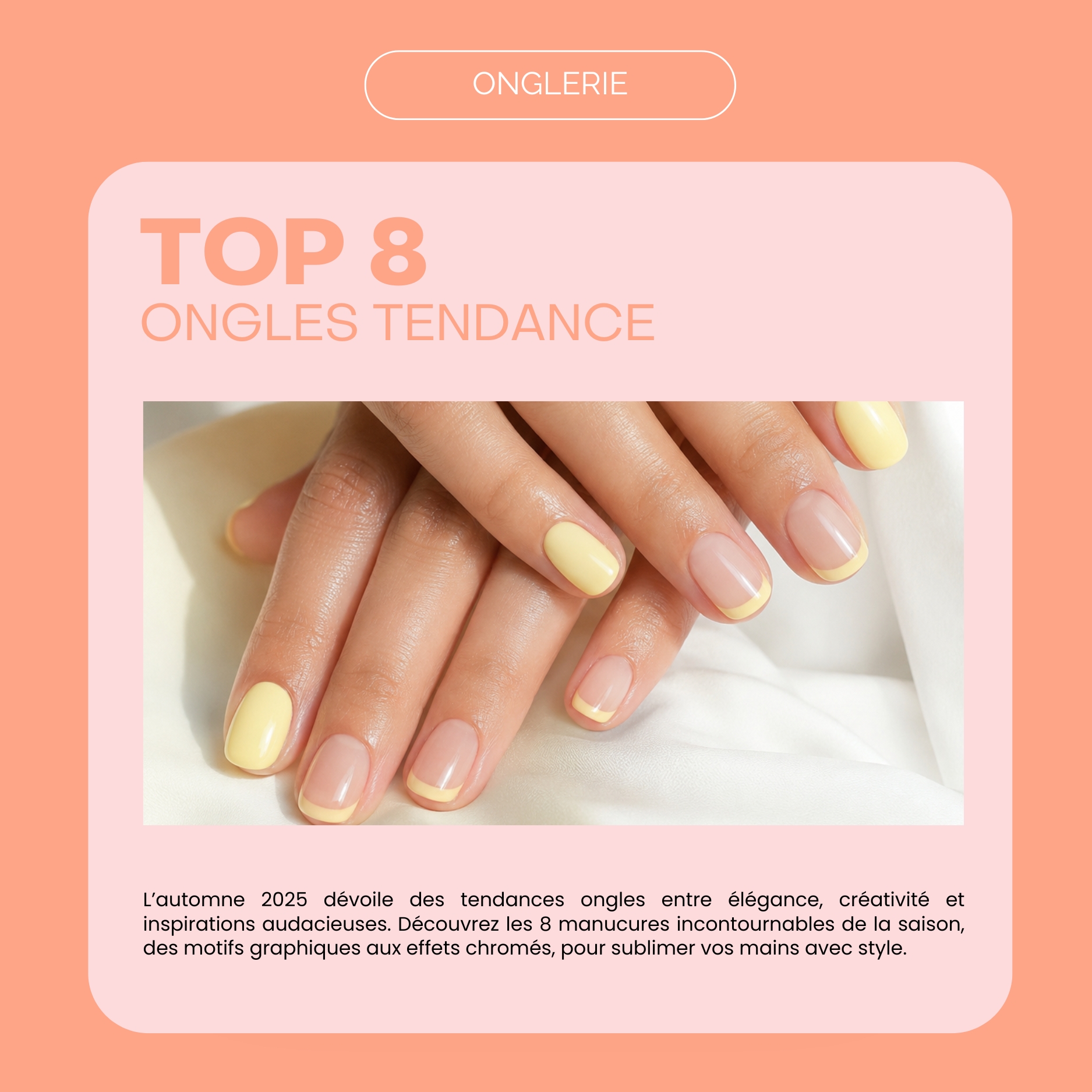 Top 8 des tendances ongles pour l&rsquo;automne 2025