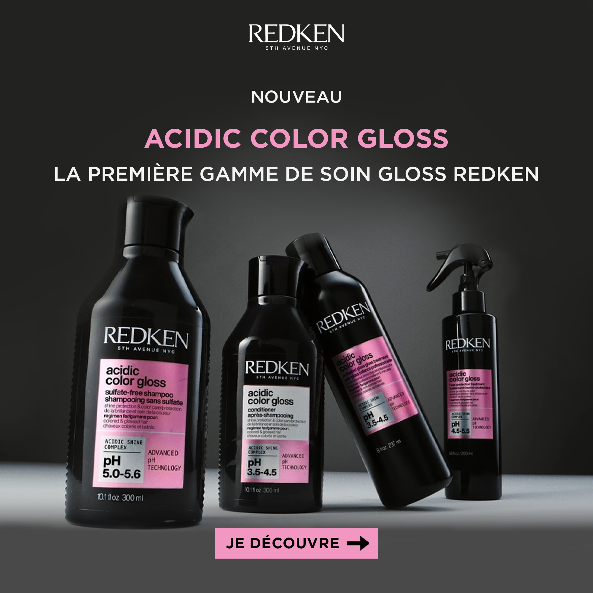 Nouvelle gamme Acidic Color Gloss de Redken