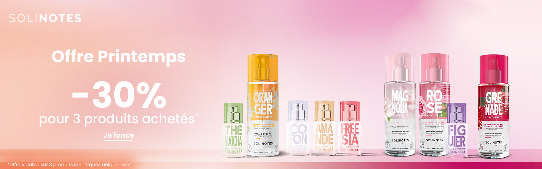 Offre printemps : Solines -30% pour 3 produits achetés