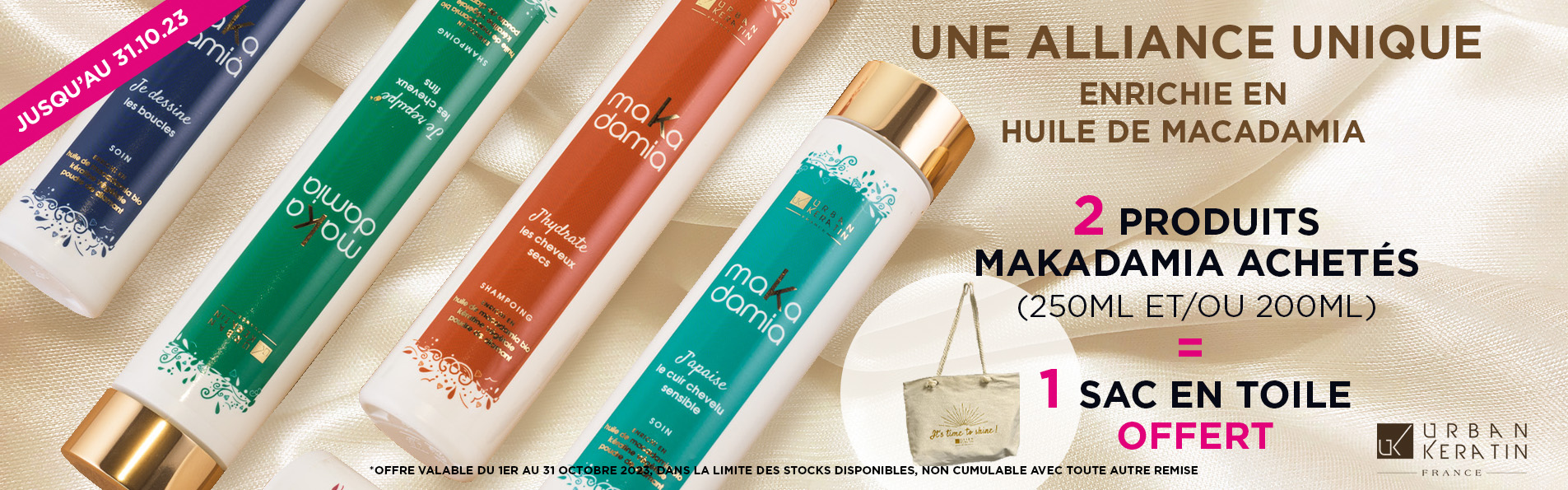 Offre du mois d'Octobre 2023 MaKadamia