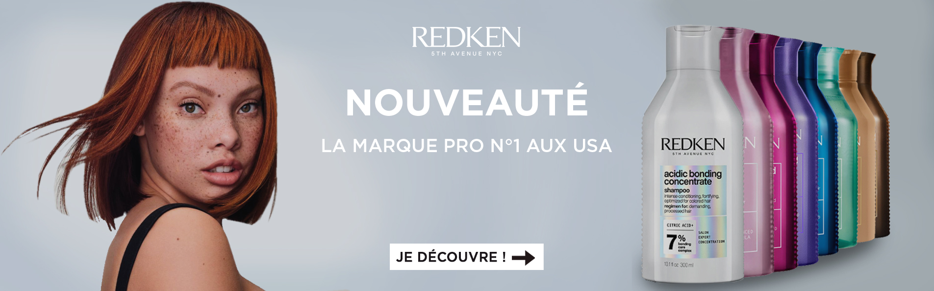Nouveauté marque de shampoings et soins Redken