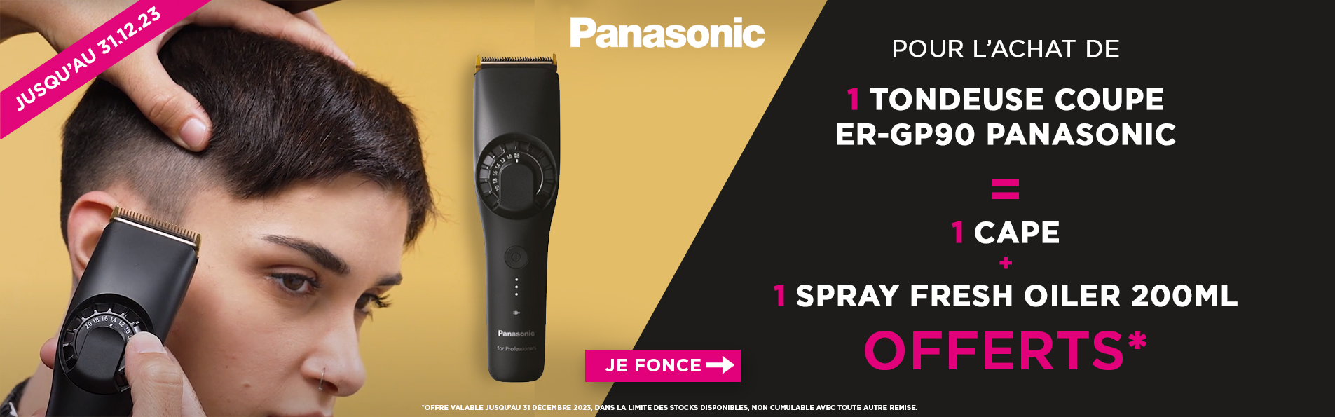Offre Tondeuse de coupe ER-GP90 Panasonic
