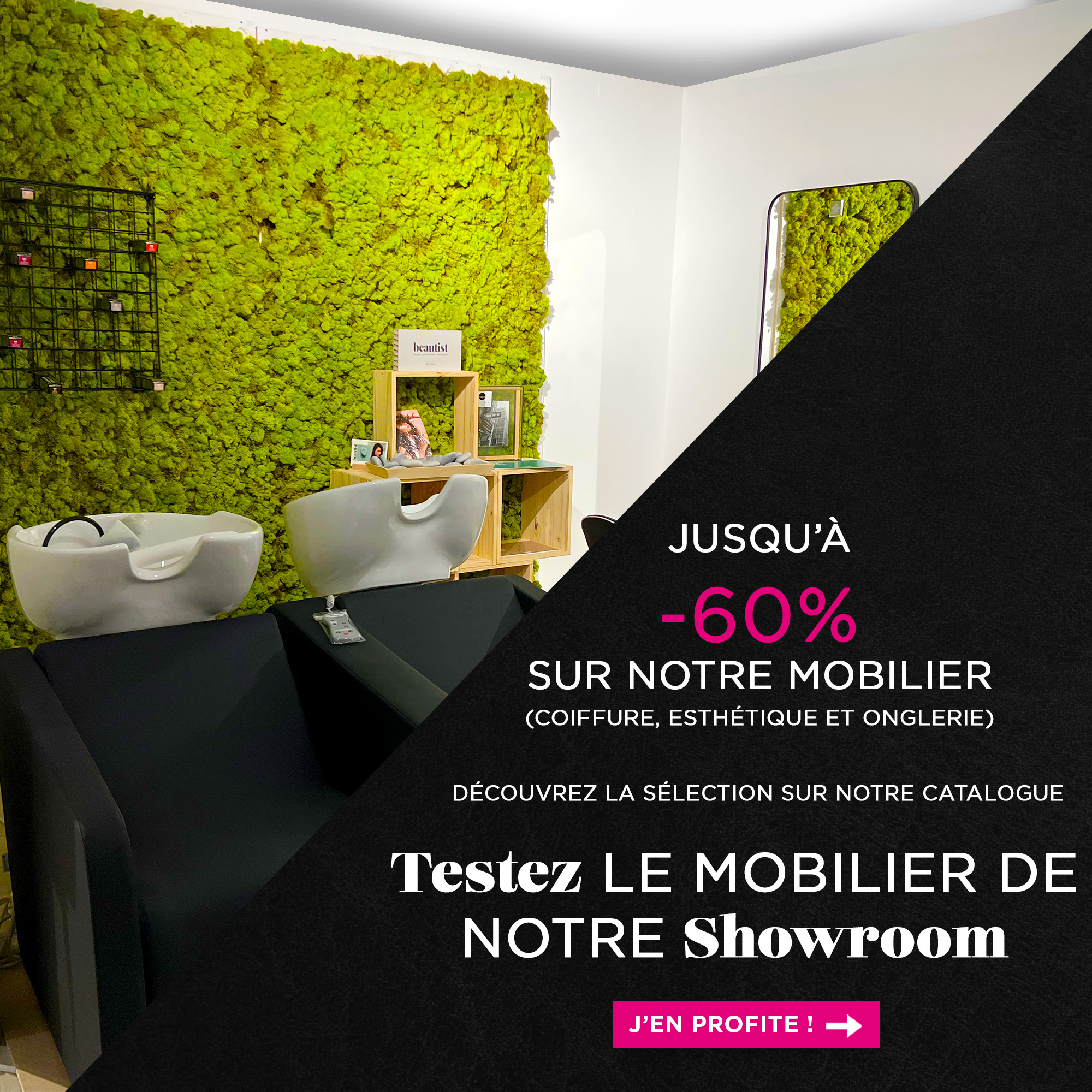 Offre mobilier de salon de coiffure esthétique et onglerie