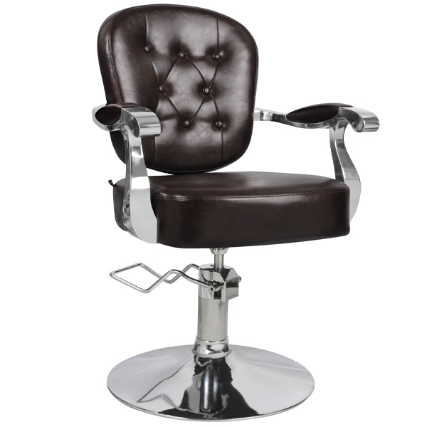 Fauteuil barbier Mustang noir - Mobilier coiffure - Mobilier barbier -   - HP COIFFURE